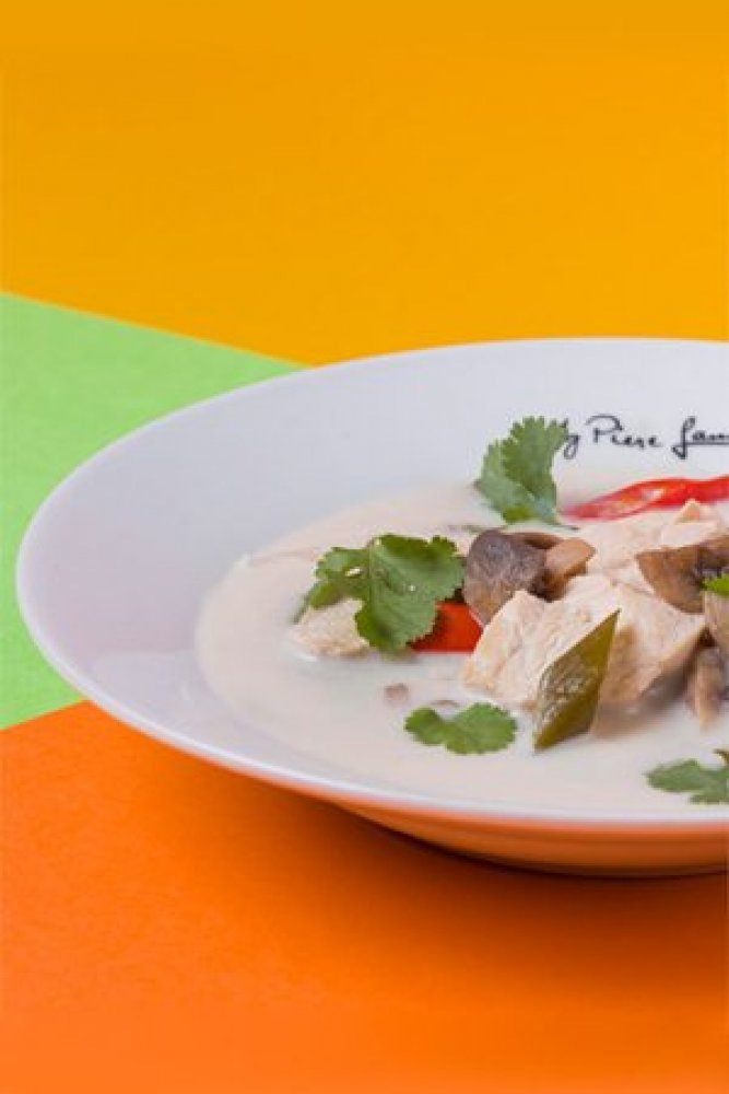 Thajská polévka Tom kha gai